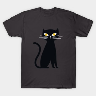 Black cat T-Shirt